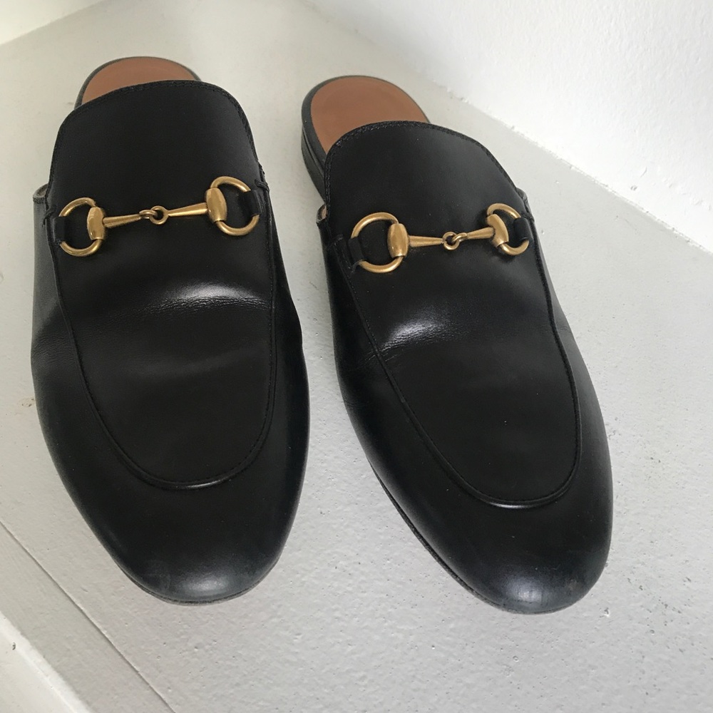 Gucci Princetown leather loafer (slides)
